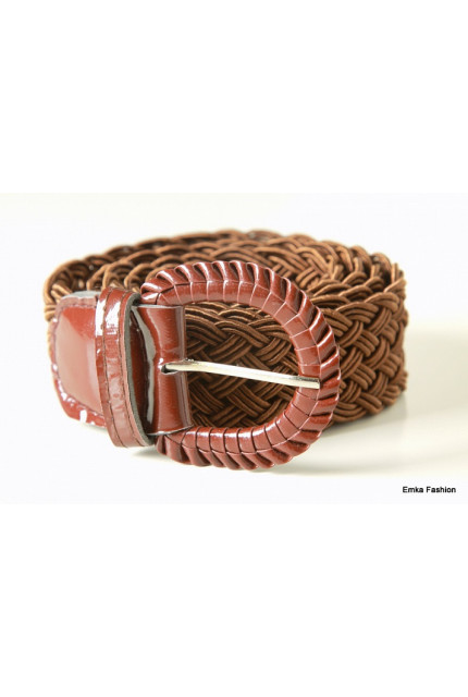 Ремень Emka Fashion R-pletenka-korichnevyi