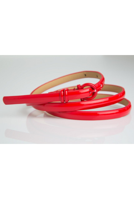 Ремень Emka Fashion R-красный-глянец
