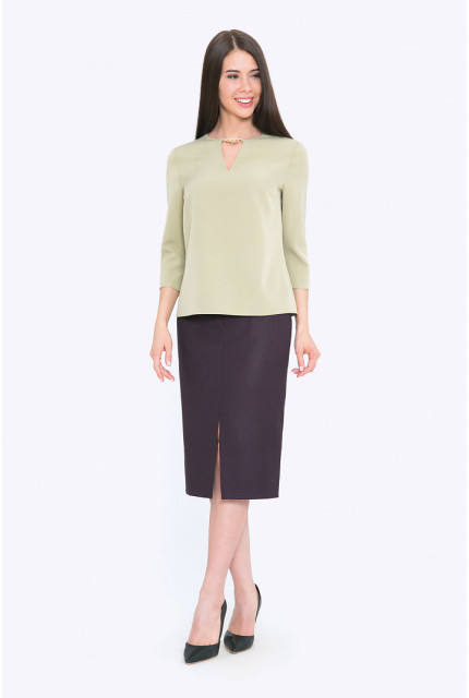 Юбка Emka Fashion S616-wineberry