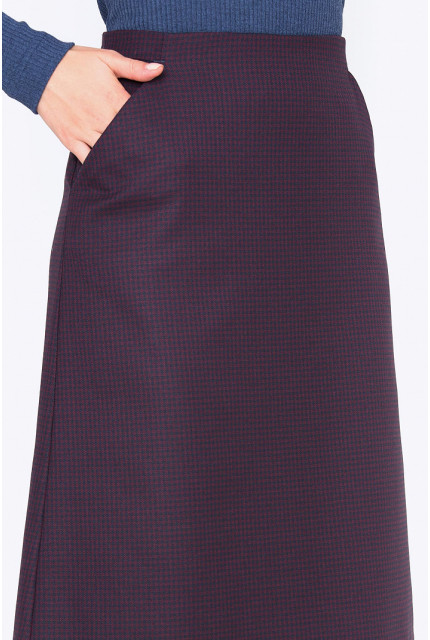 Юбка Emka Fashion S720-wineberry