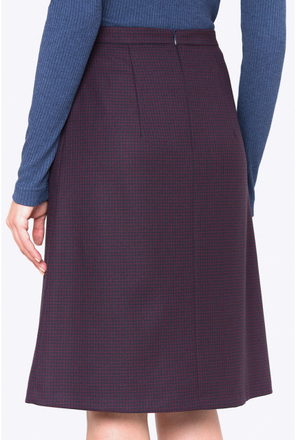 Юбка Emka Fashion S720-wineberry