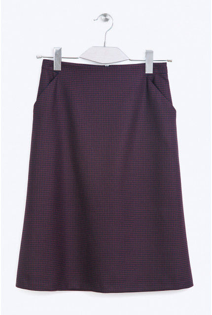 Юбка Emka Fashion S720-wineberry