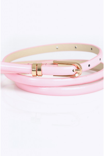 Ремень Emka Fashion R-нежно-розовый (золотая