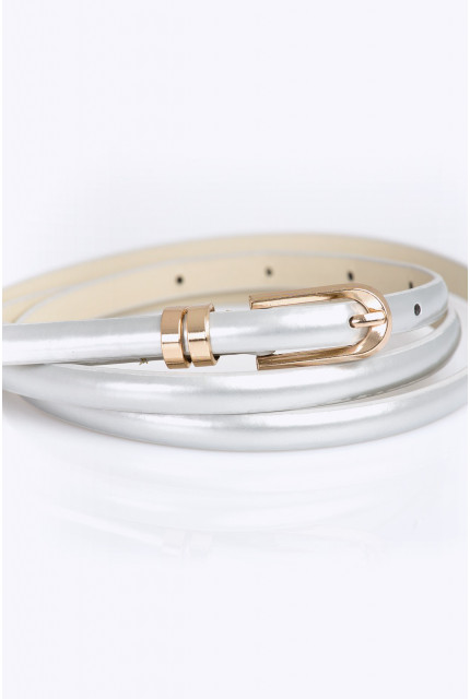 Ремень Emka Fashion R-серебро глянец (золотая