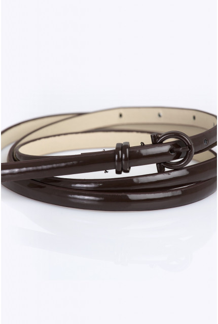 Ремень Emka Fashion R-шоколадный глянец