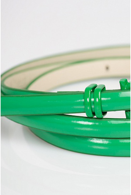 Ремень Emka Fashion R-зеленый глянец