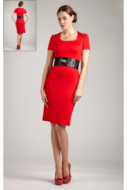 Платье O. JEN 01223-red
