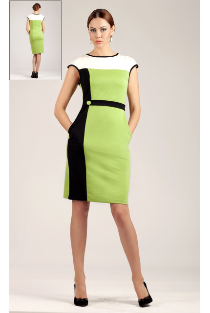 Платье O. JEN 01274-lime