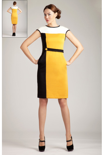 Платье O. JEN 01274-yellow